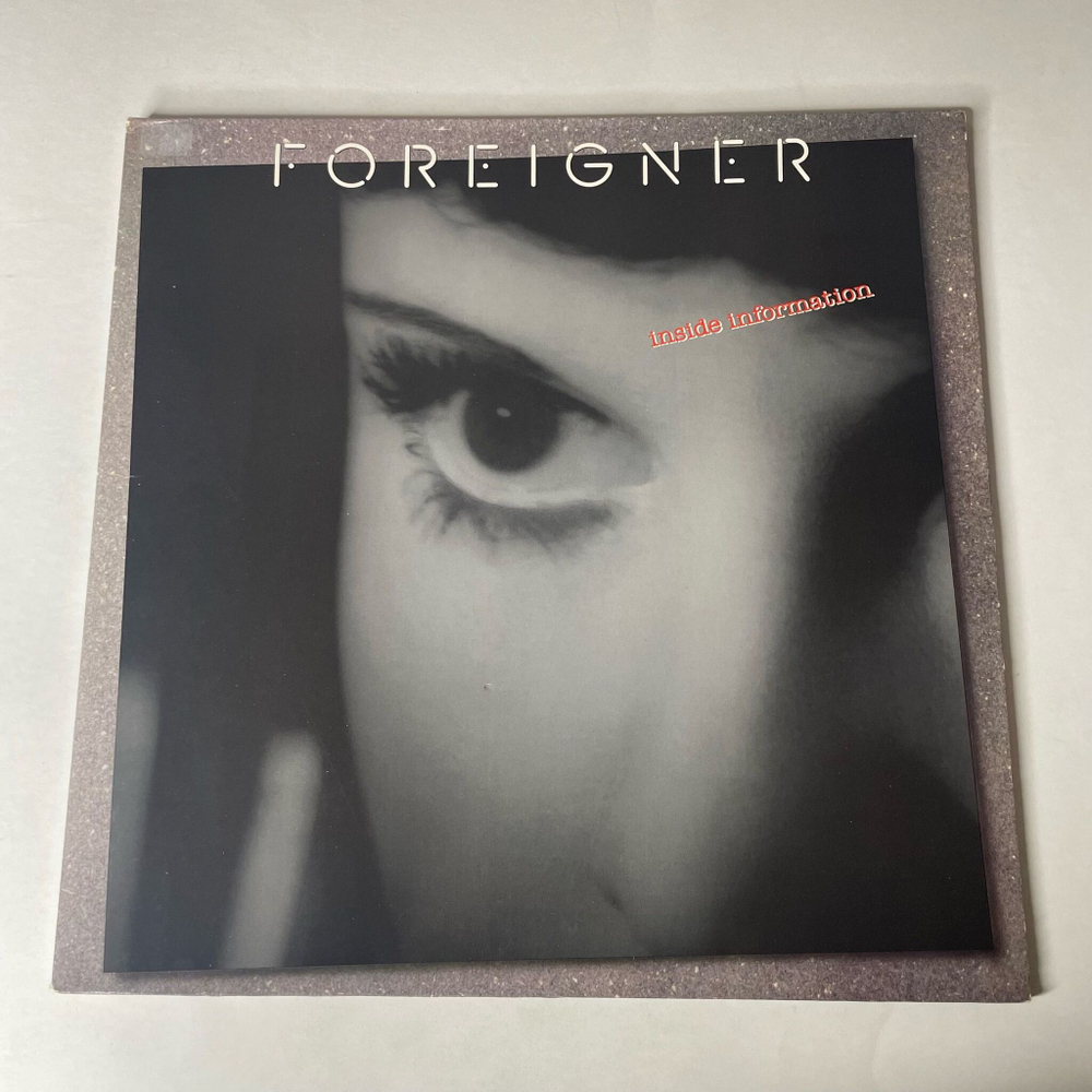 Винтажная виниловая пластинка LP Foreigner Inside Information (Germany 1987) The Beat Of My Heart
