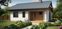 Проект Дома 78,68 кв. м из бруса Д-33