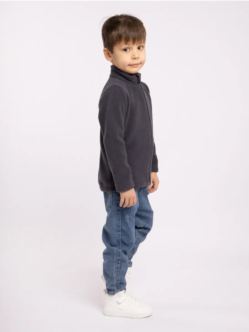 Кофта флисовая детская на молнии