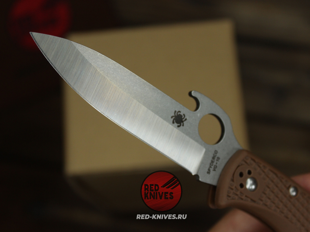 Нож Spyderco Endura 4 Emerson Wave - рук. коричневая (версия 2024г.) RK-501