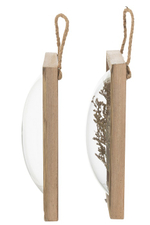 Панно "Ботаника" 2 вида 19x6,5x25см МДФ,сухоцветы