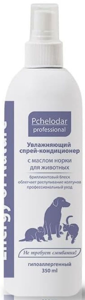 Пчелодар Увлажняющий спрей-кондиционер для распутывания колтунов с маслом норки 350мл