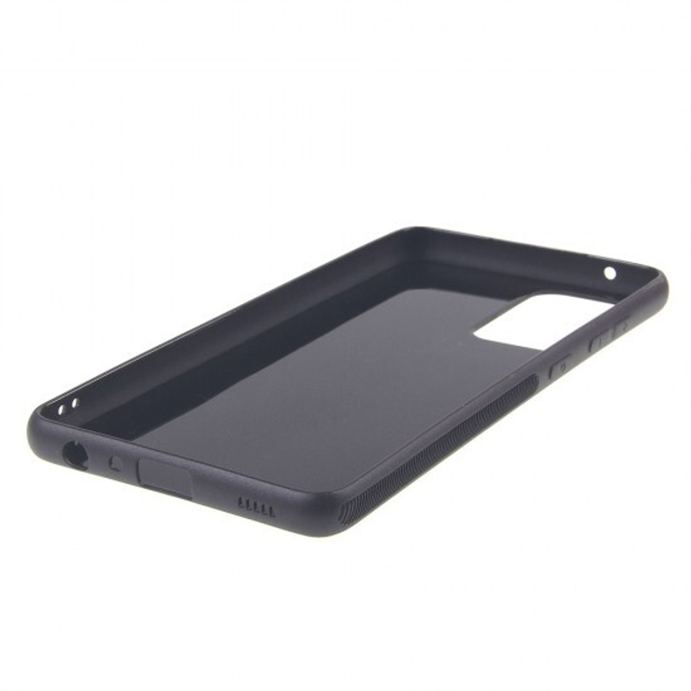 Чехол для Samsung Galaxy A52 черный силиконовый с защитой камеры, 012424 Черный