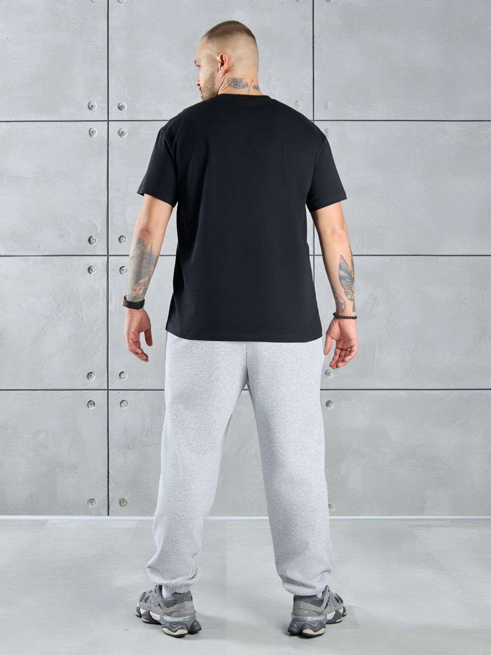 Фуфайка (футболка) мужская Арчи-2 Виотекс ЧЁРНЫЙ