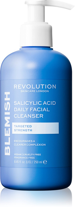Revolution Skincare Blemish Salicylic Acid - Гель для глубокого очищения проблемной кожи. /   250  ml  / GTIN 5057566328814