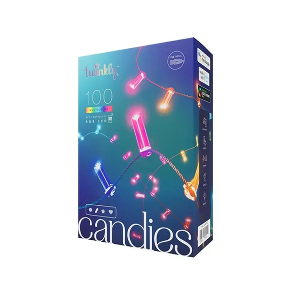Умная гирлянда Twinkly Candies Candles RGB 100 (TWKC100RGB-G)