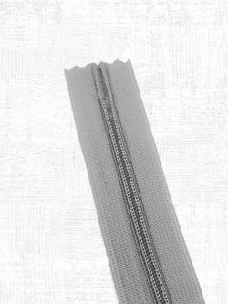 Молния потайная неразъемная, Т3 20 см (нейлон) цвет 154 бледно-серый