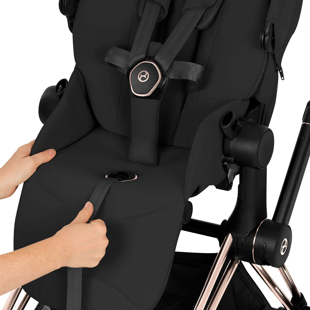 Коляска Cybex Priam V Rosegold Style Collection 2 в 1 Sepia Black