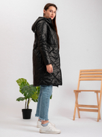 Полупальто "Моно" черный