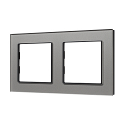 Рамка стеклянная FRM-GLARE-GS-2-GR (Arlight, -) 043798