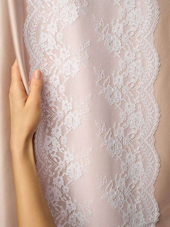 03-292 ОПТ Кружево эластичное 23 см, белый 001