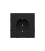 Розетка встраиваемая VOLTUM S70 с заземлением 16А, (графит)