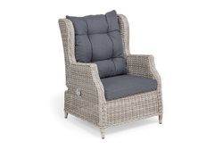 "Форио" кресло раскладное плетеное, цвет бежевый