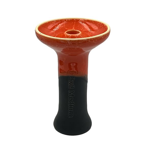 Чаша 2x2 - Medium Phunnel Glaze Black-Red