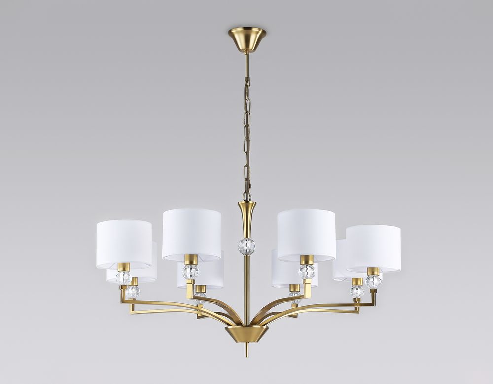 Ambrella Подвесная люстра с абажурами и хрусталем Classic LH71133