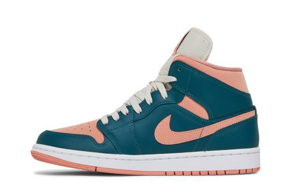 Кроссовки Jordan Air Jordan 1 Mid "Dark Teal Green" (Женская размерная сетка)