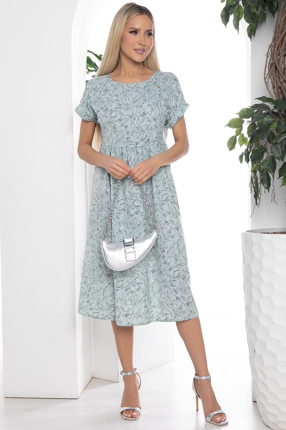 Платье Амината мятное П10211 LT Collection (Акция)