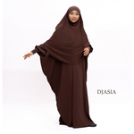 SET: ABAYA WITH KHIMAR FROM MEDINA SILK (One size)