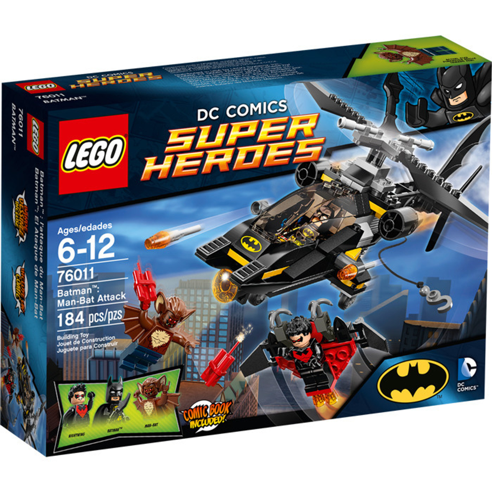 LEGO Super Heroes: Бэтмен: Атака человека-летучей мыши 76011 — Man-Bat Attack — Лего Супергерои ДиСи