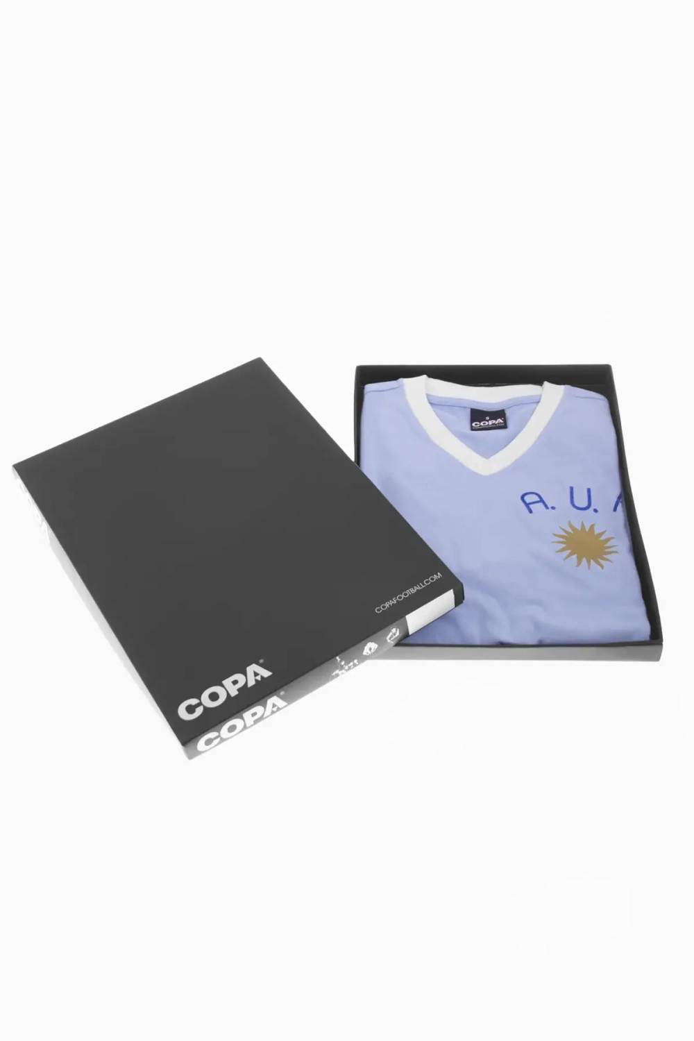 Футболка Retro COPA Уругвай 1970 - голубой