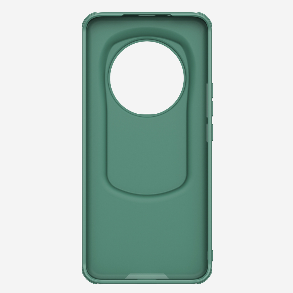 Усиленный чехол зеленого цвета (Deep Green) с сдвижной шторкой для камеры от Nillkin для Huawei Honor Magic 6 Pro, серия CamShield Pro