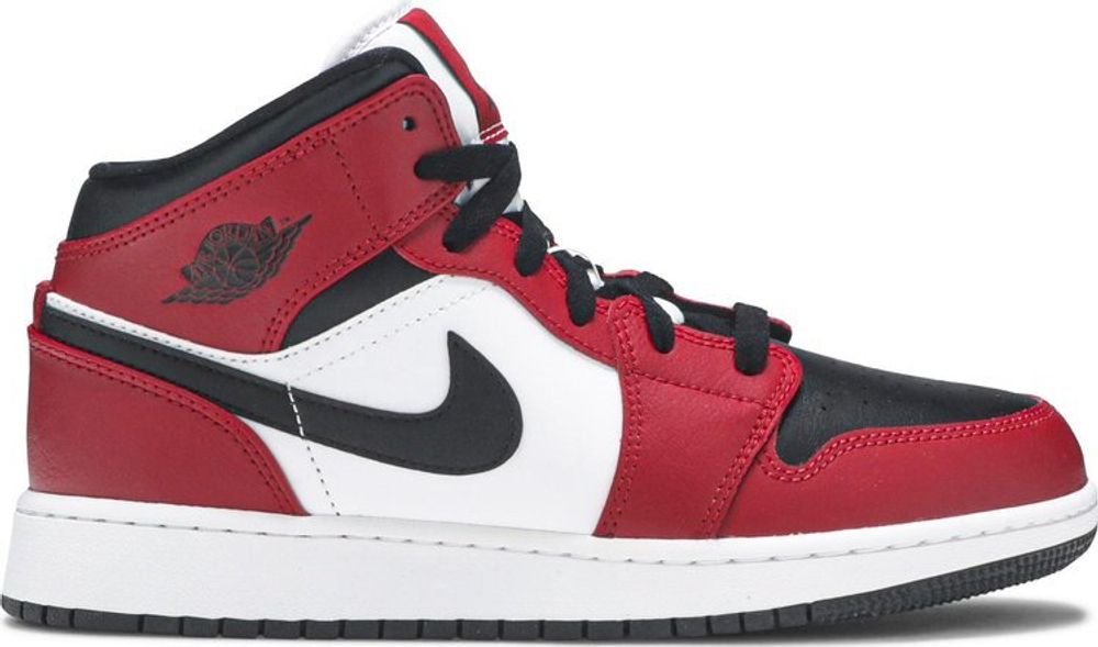 Air Jordan 1 Mid GS 'Chicago Black Toe'