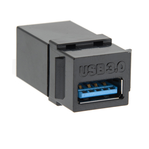 Модуль Keystone USB, чёрный LIREGUS Telecom USB-01.J