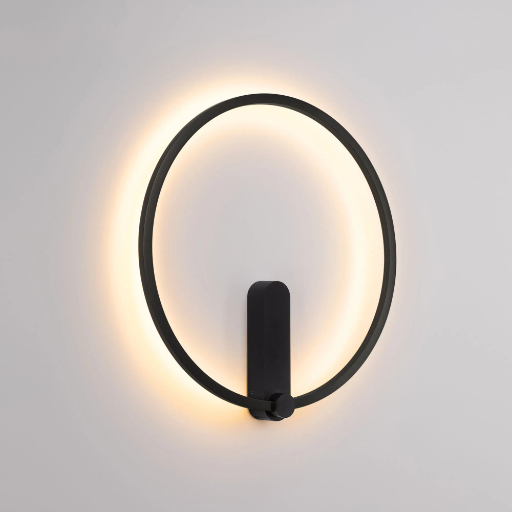 Светильник SP-VINCI-RING-R400-13W Warm3000 (BK, 110 deg, 230V) (Arlight, IP20 Металл, 3 года) 036506