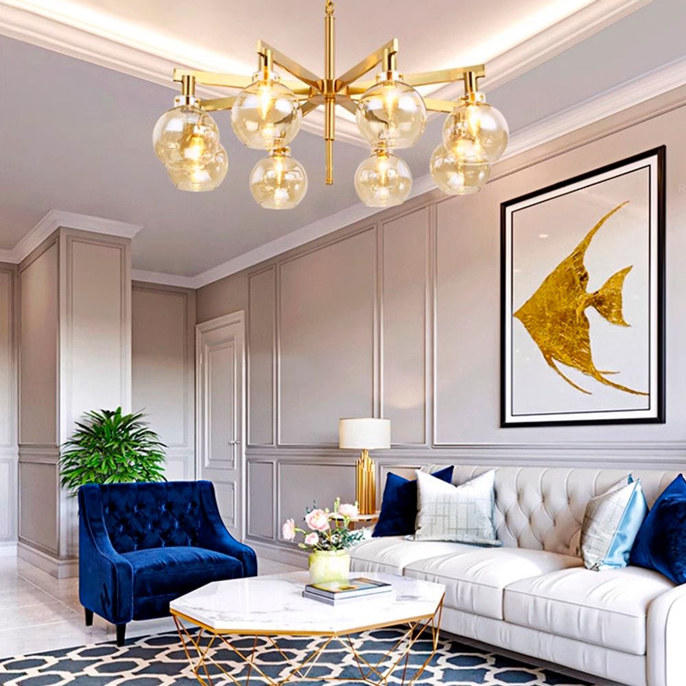 Подвесная Люстра Carmella Globe Pendant 10 By Imperiumloft