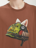 Мужская Футболка Born To Chill