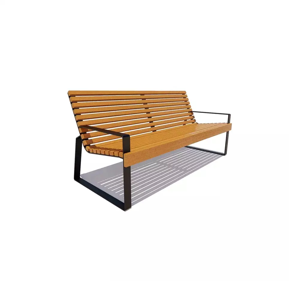 Скамейка «Белгород» сосна 2,0м, дуб