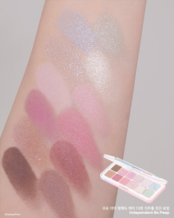 CLIO Pro Eye Palette Air (Toy Story) 19 Independent Bo Peep - Палетка теней для век + кисточка для макияжа
