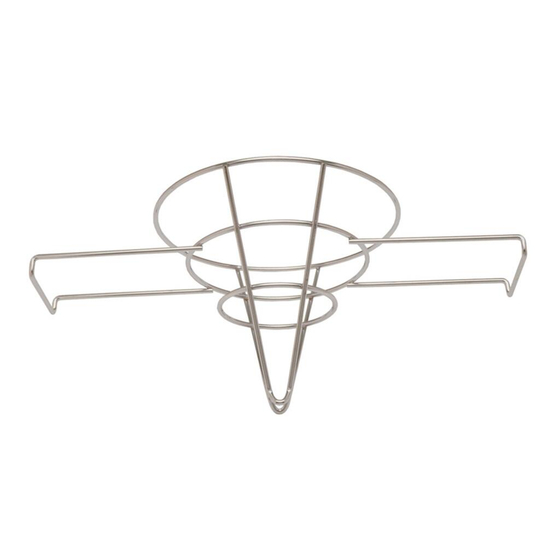 Подставка стойка для фильтра фритюра d 24 см h19,4 см 46,5*10 см прут нерж. P.L.