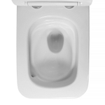 Унитаз подвесной Azario Indor Торнадо, с сиденьем микролифт/дюропласт 520*360*360 (AZ-9004WT)