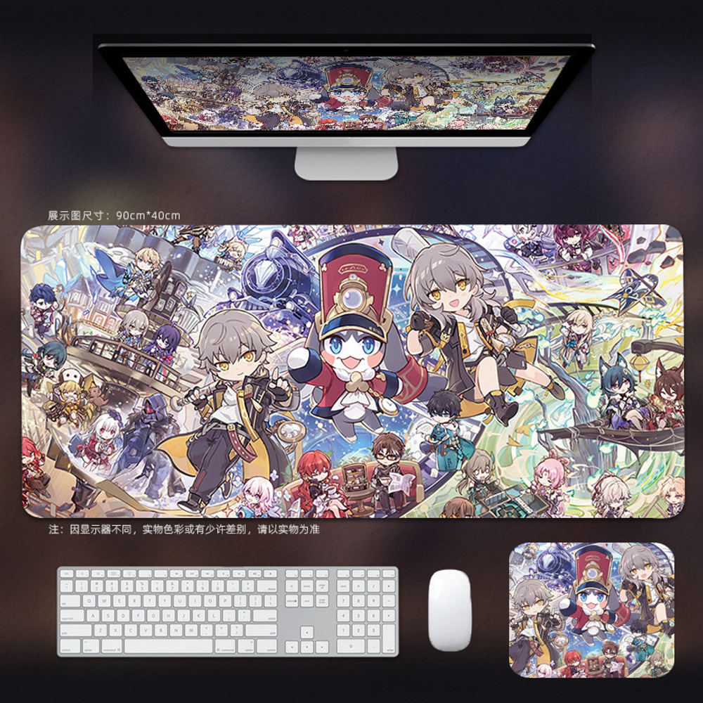 Большой коврик для мыши "Хонкай Стар Рейл / Honkai Star Rail" 90х40 см