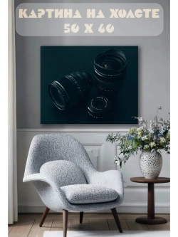 Картина на стену 40 X 50 Объективы фотоаппарата