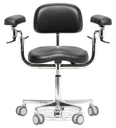 Стул микроскописта Mercury ELITE COMFORT с обратным газлифтом