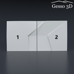 Гипсовая 3D панель Излом