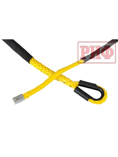 Трос для лебёдки синтетический РИФ 10 мм/26 м, желтый