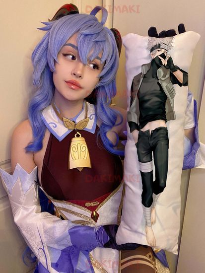 Мини дакимакура Обито Учиха и Какаши Хатаке из Наруто арт. M0342, 60х20 см