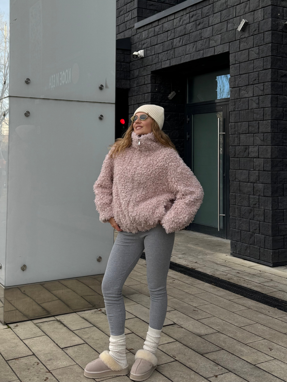 Шуба Pink sheep розовый