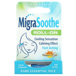 Nature's Life, MigraSoothe, шариковый аппликатор, с ароматом лаванды и перечной мяты, 3 мл (0,1 жидк. унц.)