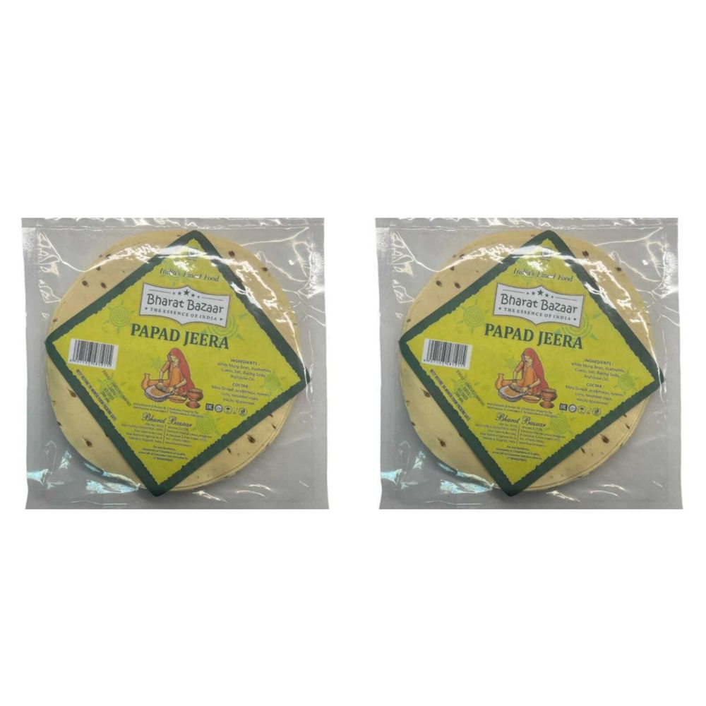 Лепешки индийские Папад Кумином Bharat BAZAAR Jeera 200 г