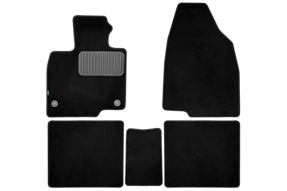 Коврики в салон для FAW Bestune T99 2023-, внедорожник , 5шт (текстиль) KLEVER0306201822110KH