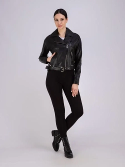 Кожаная куртка весна из натуральной кожи