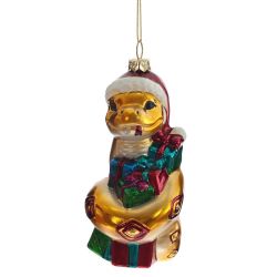 GAEM Украшение новогоднее "Змея"(цена за один вид), L6 W6 H13,5 см, 4в.