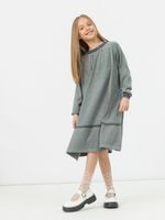 Платье для девочки AT700  серый