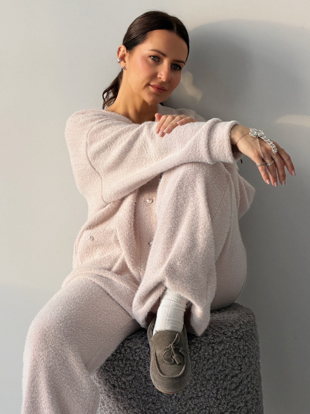 Костюм «Пушистик» в кремовом цвете