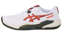 Мужские кроссовки теннисные Asics Gel-Challenger 15 Clay - white/cherry tomato