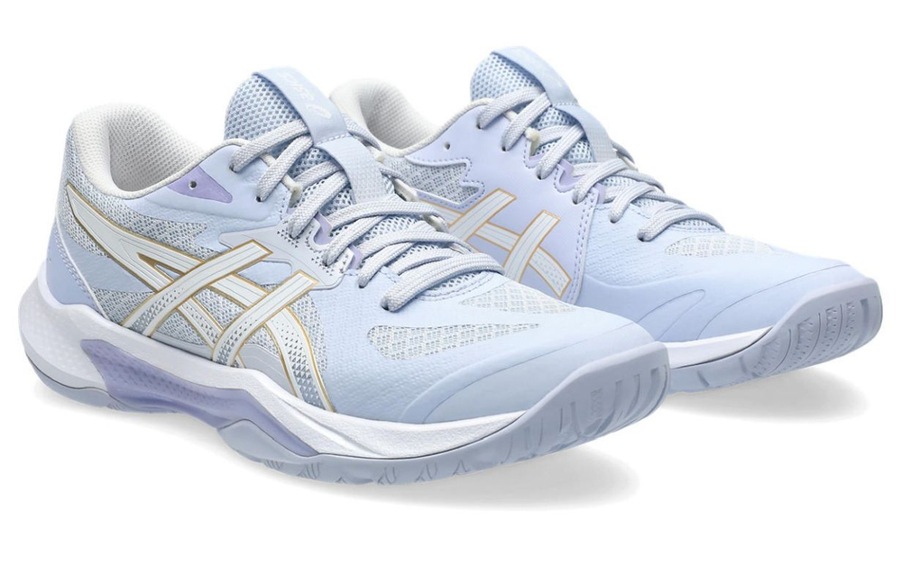 Женские кроссовки для бадминтона/сквоша Asics Gel-Tactic 13 - blue fade/white